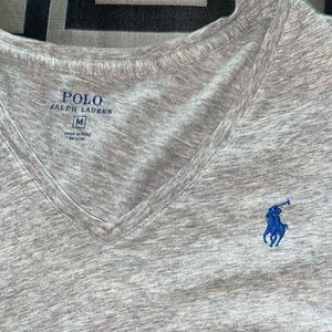 Women’s grey polo by Ralph Lauren tee